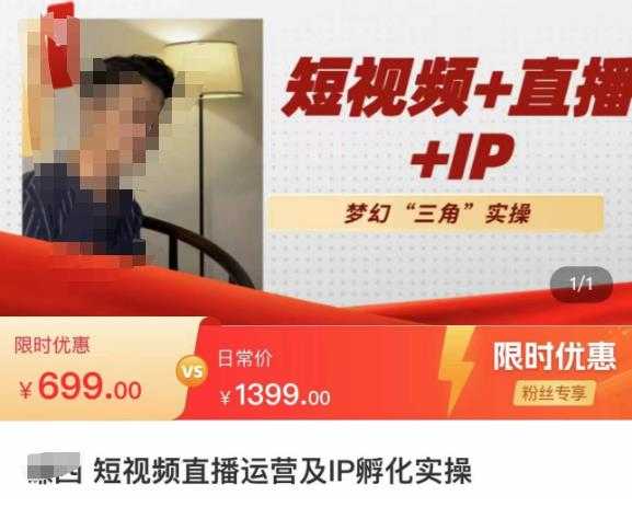 谦四·短视频直播运营及IP孵化实操，80节干货实操分享-课程网